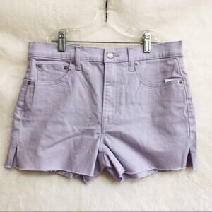 GAP Light Lavender High Rise 3" Denim Shorts